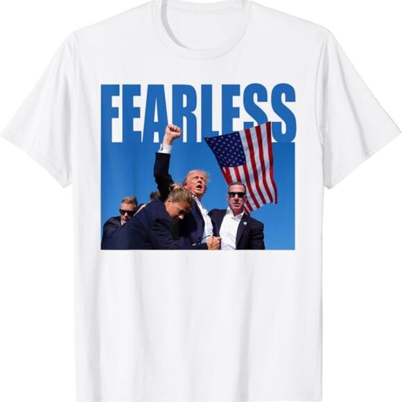 Fearless Trump 2024 T-Shirt - Election 2024 - Rally Shooting - Assassination - Picture 1 of 2